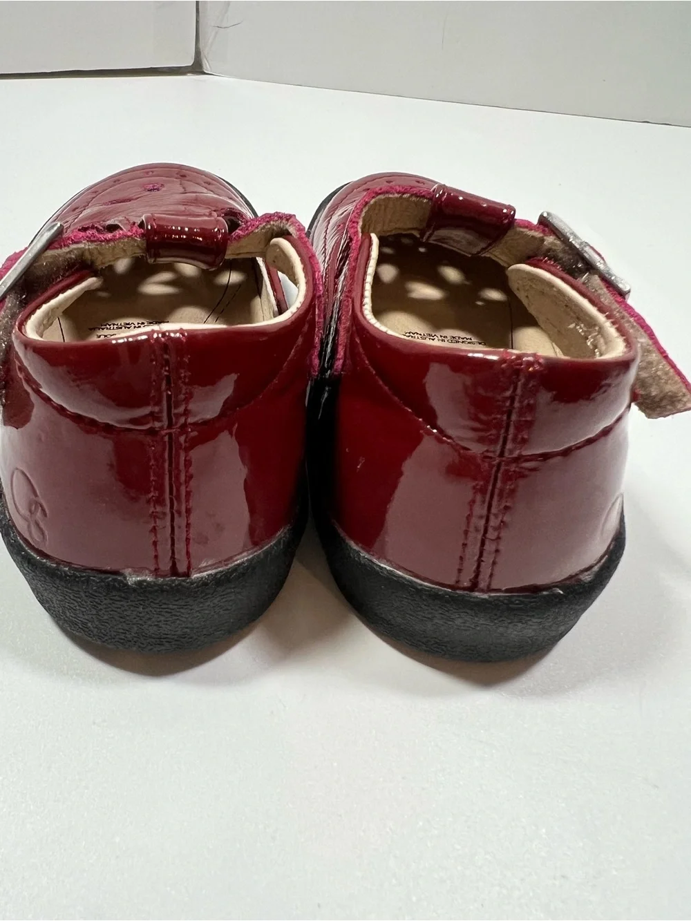 Old Soles Patent Leather Mary Jane Shoes Toddler Girls 24 (US 8) Red